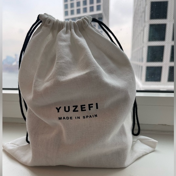 YUZEFI leather Pepper Bag in Cappuccino Bianco, 2 handles - LIKE NEW - Picture 8 of 16